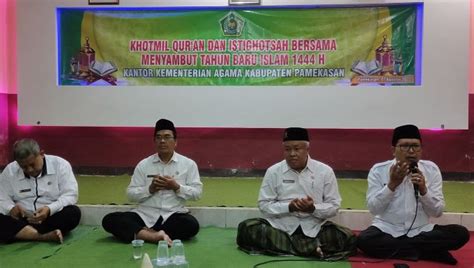 Tiba Tahun Baru Hijriyah Kemenag Gelar Khatmil Quran Dan Istighosah