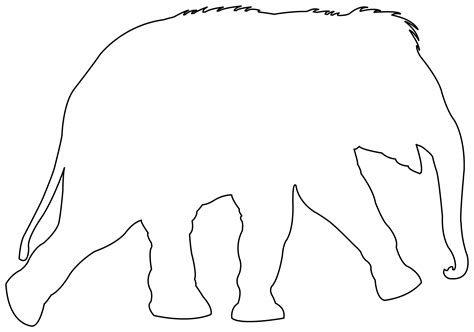 Shape Of Baby Elephant Free Printable Papercraft Templates