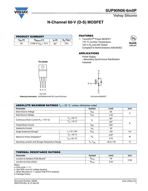 Irf N Channel Mosfet Datasheet Pinout Features Off