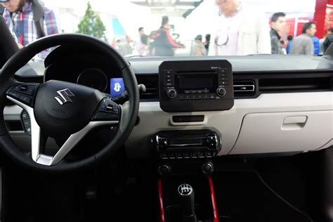 Suzuki Ignis interior dashboard at 2016 Bogota Auto Show