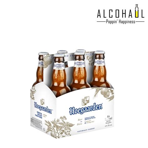 Hoegaarden White Beer Ml Bottles Shopee Singapore