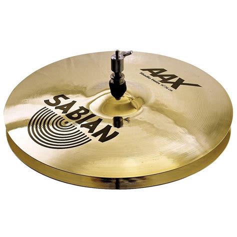 Chimbal Sabian aax Stage Hats 13 Brilhant um dos hihats mais clássicos