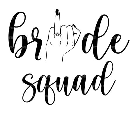 Bride Squad Robe svg Bride Squad Vector File for Cricut bridal design Wedding SVG Bride Squad T ...