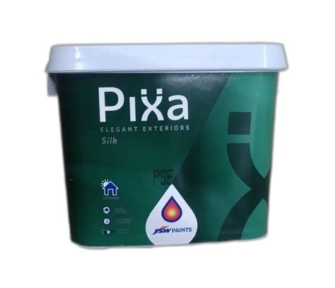 Jsw Soft Sheen Pixa Elegant Exterior Paint Packaging Size Litre At