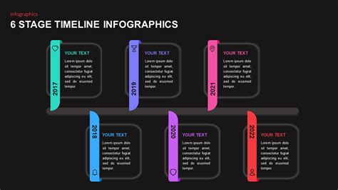 Six Stage Timeline Powerpoint Template Slidebazaar