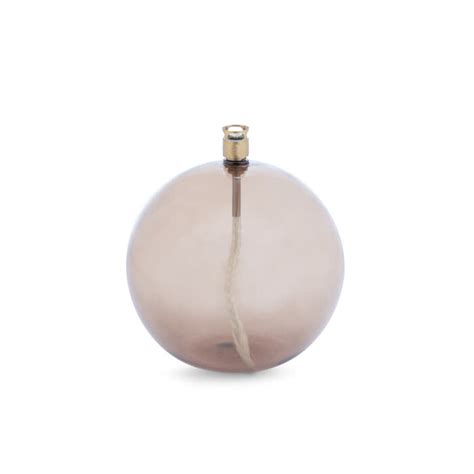 Lampe Huile Sph Re Champagne Beige Peri Living Livingdesign