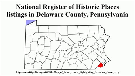 National Register Of Historic Places Listings In Delaware County