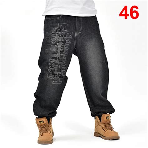 Jean Baggy En Denim Pour Homme Pantalon Ample Style Streetwear Hip