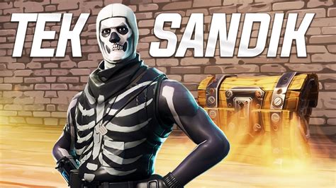 Tek Sandik Challenge T Rk E Fortnite Youtube