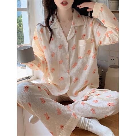 Sẵn hàng Bộ đồ ngủ Pijama dài tay thu đông mẫu mới hot Trend Chất vải đũi xốp Xịn Xò