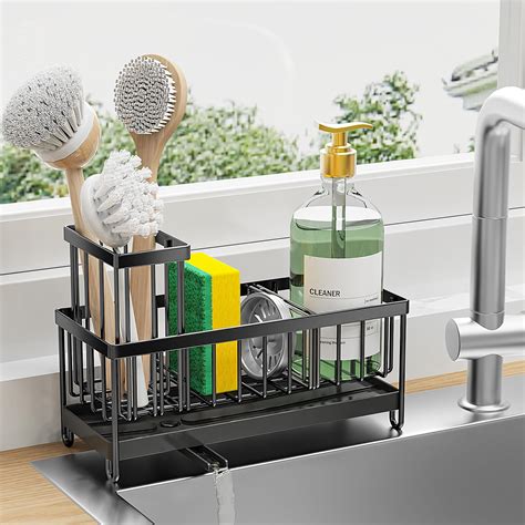 Amazon Mythco Kitchen Sink Caddy Organizer Sponge Holder For