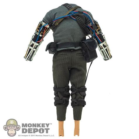 Monkey Depot Figure Hot Toys Tony Stark Mech Test LED Body W Clothes