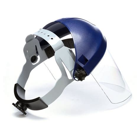 Face Shield With Racheting Headgear