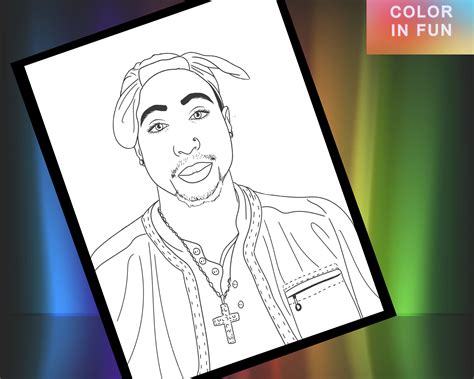 Tupac Coloring Pages