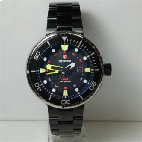 Jual Jam Tangan Expedition Cowok Pria E Gmt Sea Walker Diver Diving