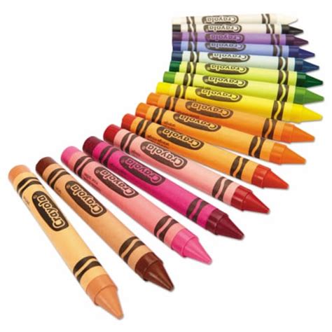 Crayola Large Crayons, Lift Lid Box, 16 Colors/Box 520336, 1 - Kroger