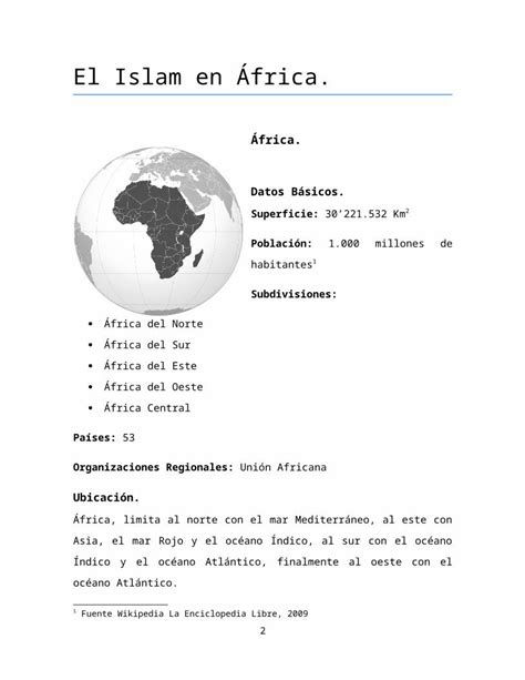 Docx El Islam En El Continente Africano Dokumen Tips