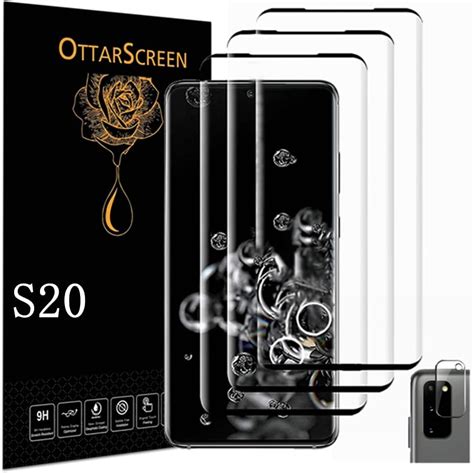 Galaxy S20 Screen Protector 3 Pack S20 Tempered Glass