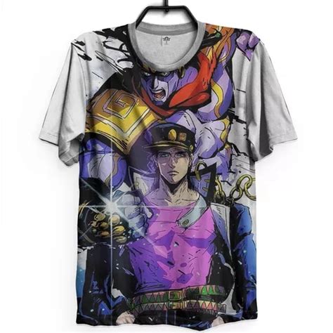 Camiseta Unissex Anime Jojo Bizarre Adventure Platinium Full