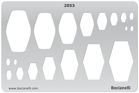 Design Template Stencil For Drawing Drafting Jewellery Making Metal