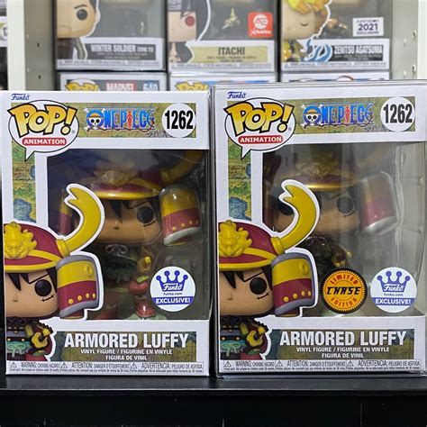 Funko Pop Armored Luffy Funko Shop Exclusive Chase Bundle One Piece