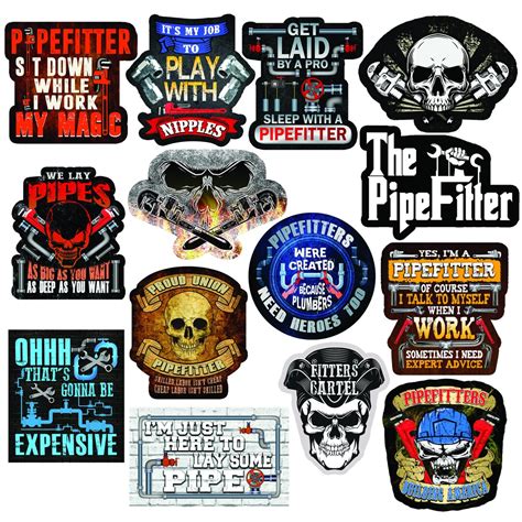 Pipefitter Stickers These Pipefitter Hard Hat Stickers Are - Etsy