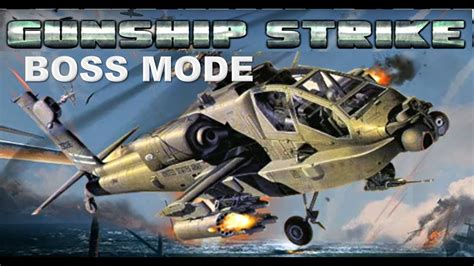 Gunship Strike 3D Helicopter Against Boss Tank YouTube