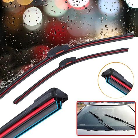 Car Windshield Wiper Blades Universal Water Repellent Wiper Blades Soft