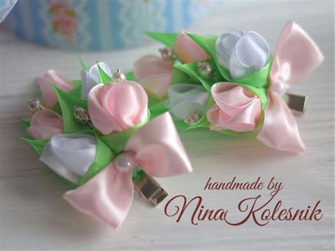 DIY Kanzashi Hair Clips