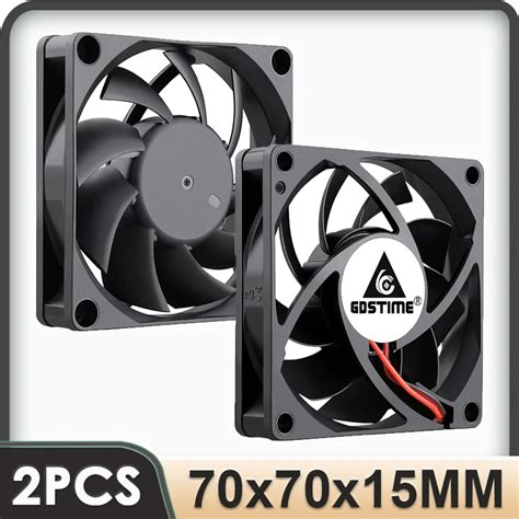 Pcs Gdstime Cm Dc V V V Brushless Cooling Axial Fan Mm X Mm