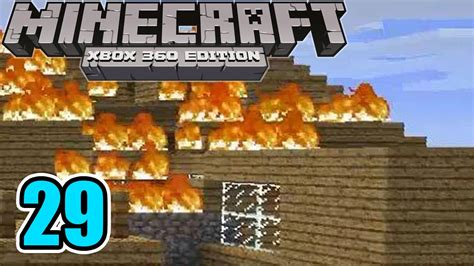 Minecraft Xbox House On Fire 29 Youtube