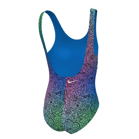 Nike Girls Doodle Print U Back One Piece Swimsuit Sportchek