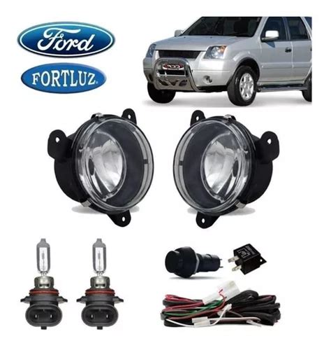 Farol Auxiliar Ford Ecosport Original Fortluz Kit Frete Gr Tis