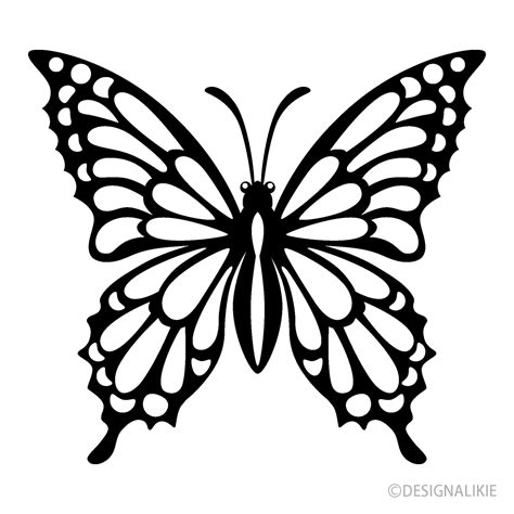 Butterfly Clip Art Black And White Free