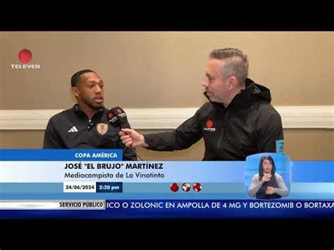 Jos El Brujo Mart Nez Habla Sobre El Objetivo De La Vinotinto El