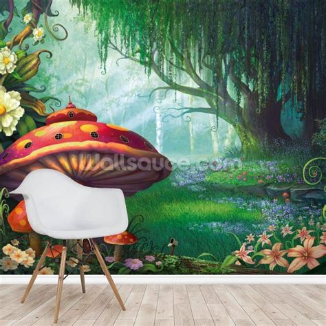 Enchanted Forest Wallpaper Mural By Philip Straub Wallsauce Uk