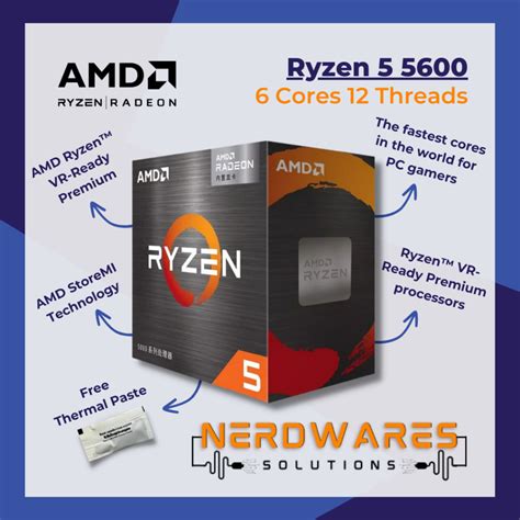 Amd Ryzen Cores Threads Am Cpu Socket Gaming Desktop