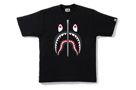 A Bathing Ape Shark Tee 'Black' | Solesense