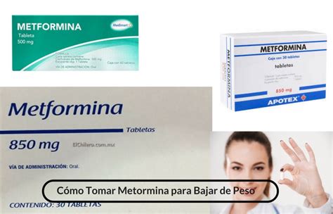 Cómo Tomar Metformina Para Bajar de Peso Actulización 2019