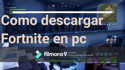 Como Descargar Fortnite A La Pc Youtube