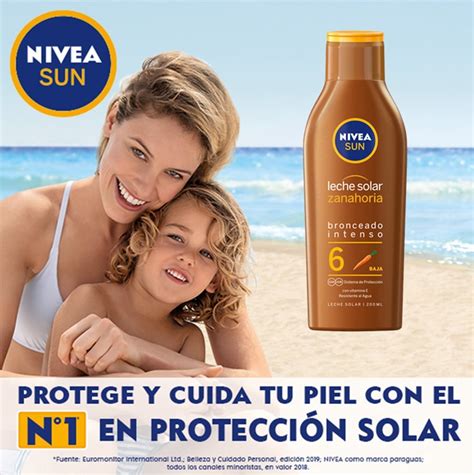 NIVEA SUN Leche Solar Zanahoria FP 6 Perfumerías África