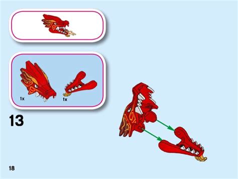 LEGO 71701 Kai's Fire Dragon Instructions, Ninjago - Pilot Season