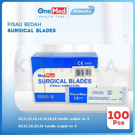 Jual ONEMED Bisturi Blade Surgical Blade Mata Pisau Bedah Box