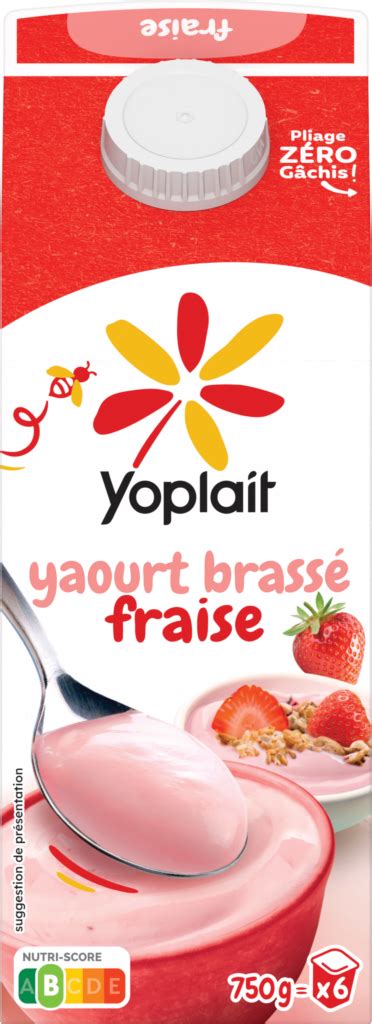 Yaourt brassé en brique Goût et Praticité Yoplait en Brique