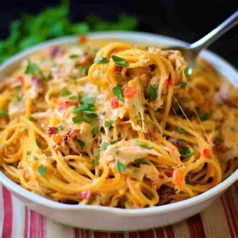 Rotel Chicken Spaghetti Without Velveeta Easy Recipe Hangry Hanna