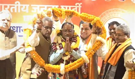 Tribal Leader Vishnu Deo Sai Is Chhattisgarh Cm Says Will Work To