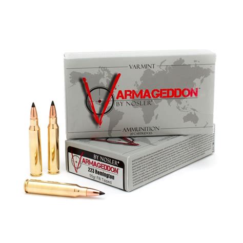 Nosler Varmageddon Rem Grains Flat Base Tipped Sylvestre