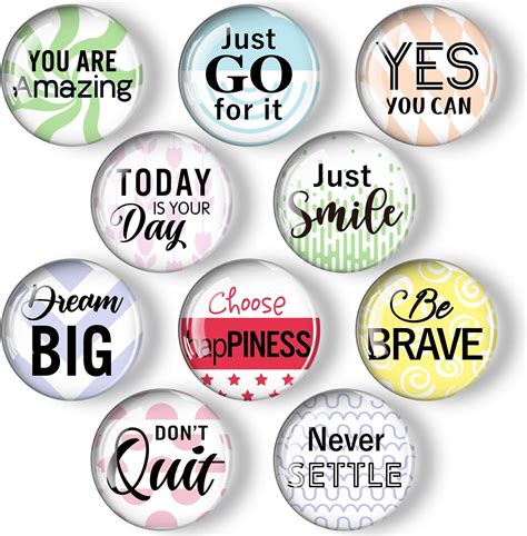 Amazon 24 Pieces Inspirational Fridge Magnets Locker Magnets For