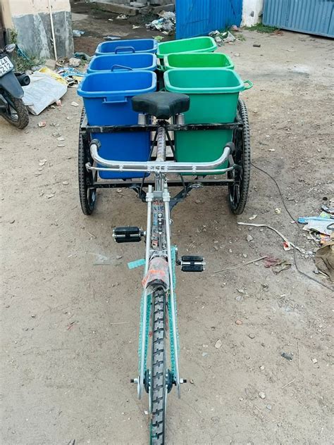 Tricycle Garbage Rickshaw At Rs Garbage Cycle Rickshaws In Patna