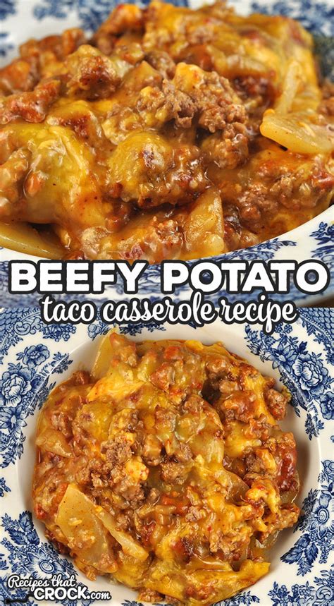 Beefy Potato Taco Casserole Recipes That Crock